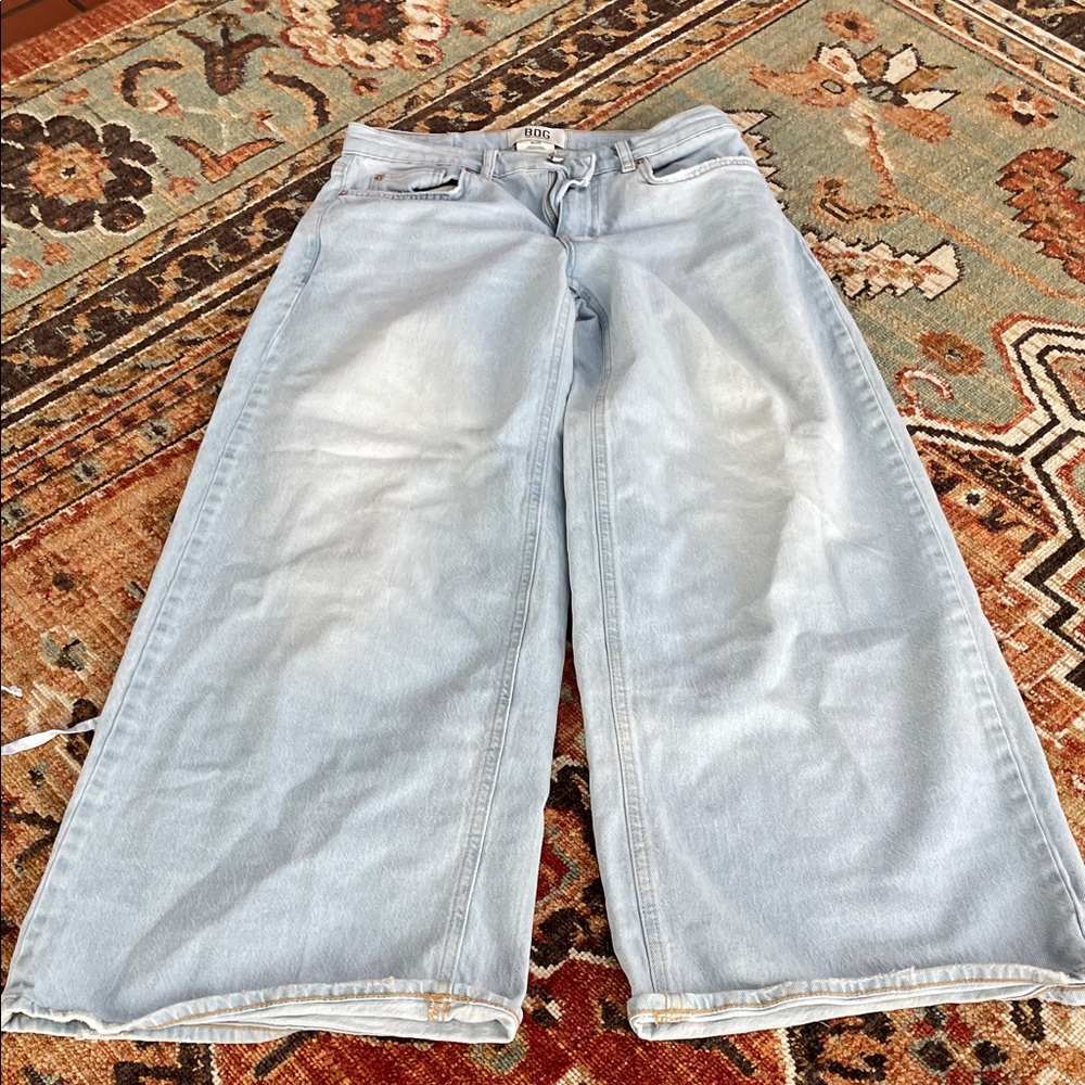 BDG Sky Blue Wide Leg Jeans